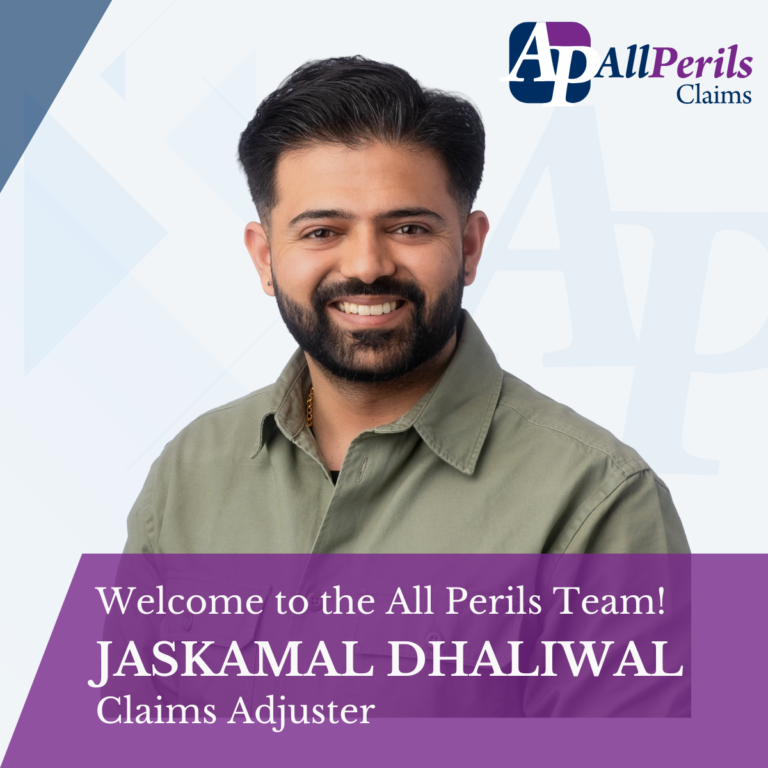 Jaskamal Dhaliwal has joined the All Perils Team - All Perils Claims
